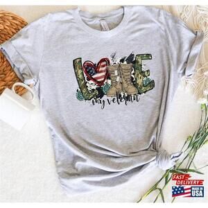 Love My Veteran Shirt Spouse Family Shirtveteran Day Gift Tshirt